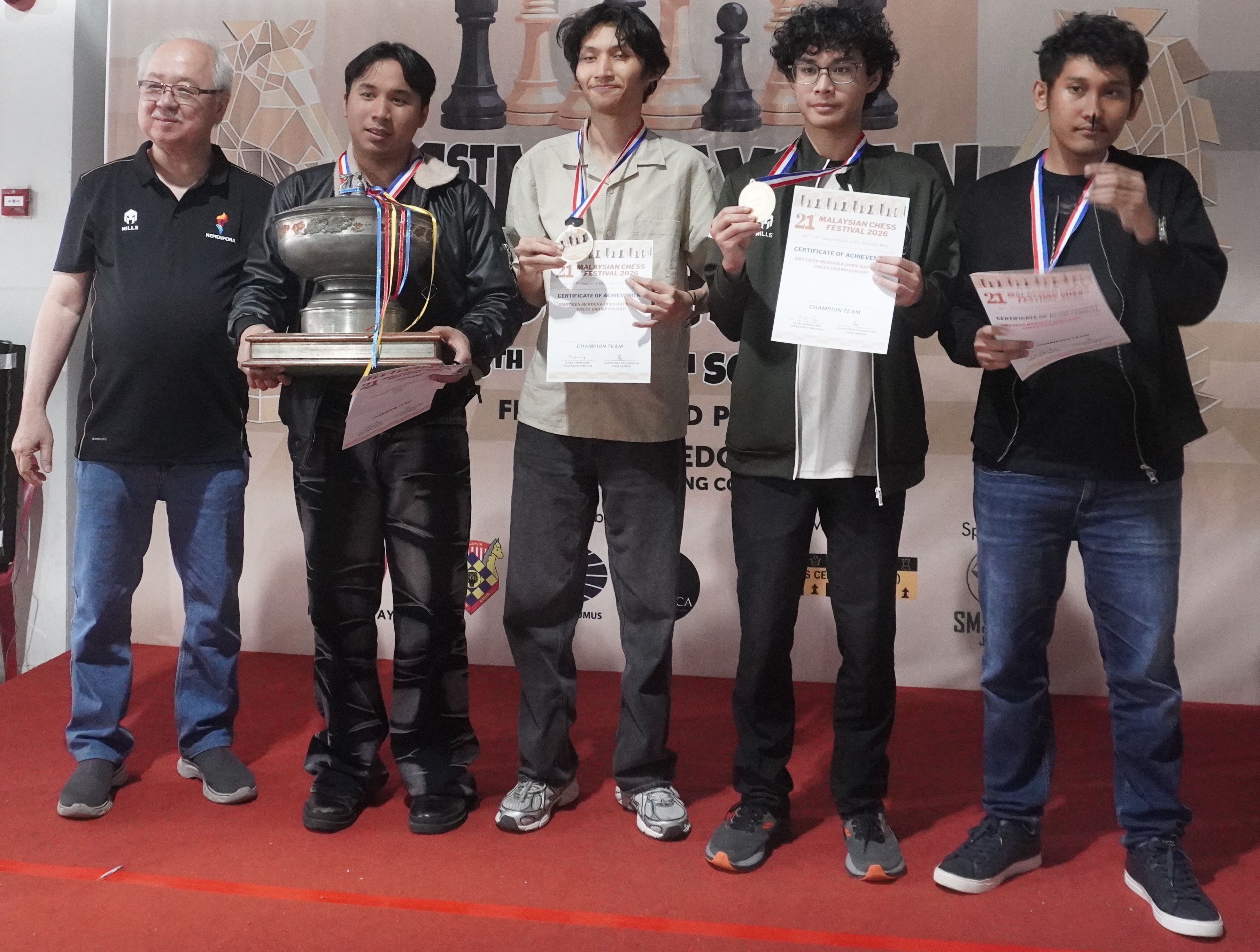 SMS DEEN MERDEKA OPEN RAPID TEAM CHESS CHAMPIONSHIP 2026 results