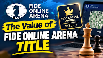 The Value of FIDE Online Arena ttile